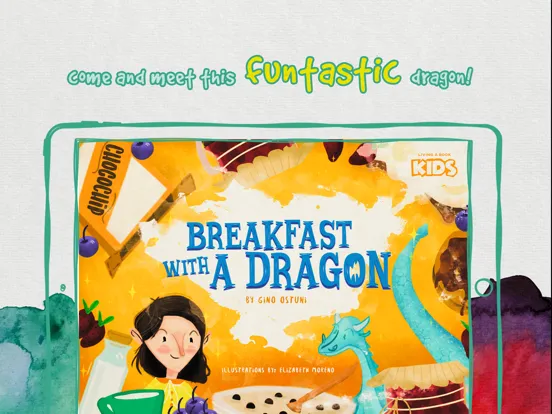Capturas de pantalla de Breakfast with a Dragon Story tale kids Book Game iPad 
