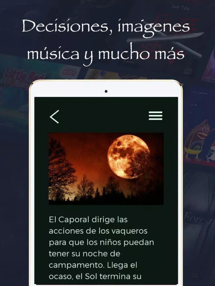 Día de campo y Horror PATHBOOK iPad 應用截圖