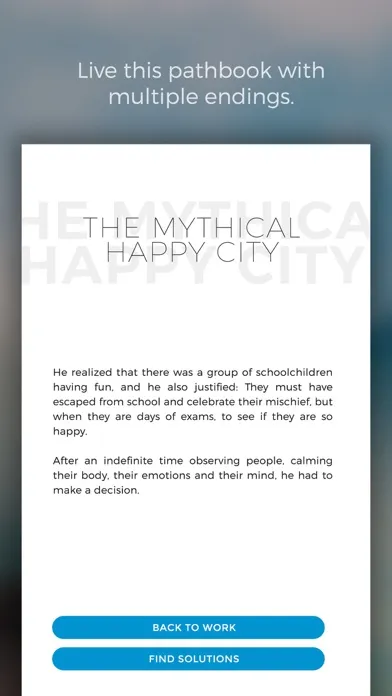 Screenshot di Mythical Happy City book: The Pursuit of Happiness
