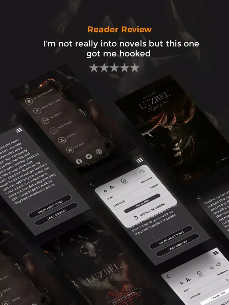 Luzbel - Interactive Book app scary horror story iPad  स्क्रीनशॉट