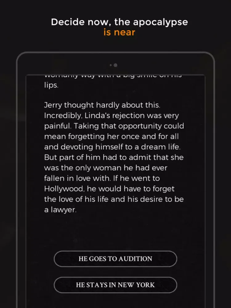 Luzbel - Interactive Book app scary horror story iPad  स्क्रीनशॉट