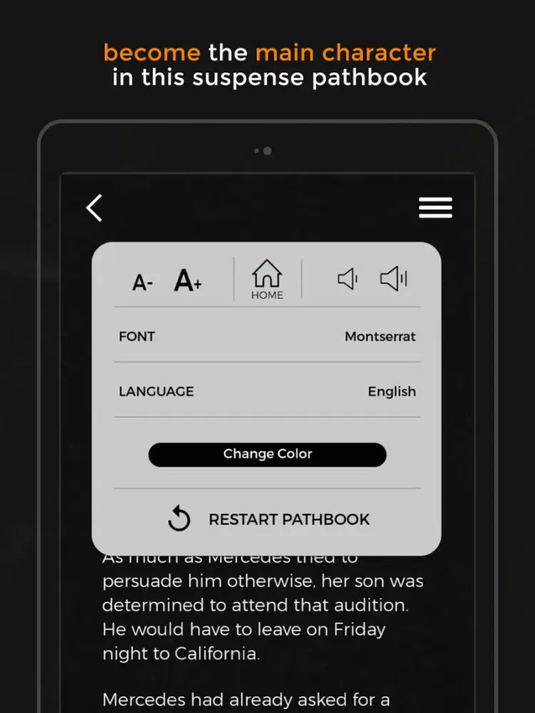 Luzbel - Interactive Book app scary horror story iPad  स्क्रीनशॉट