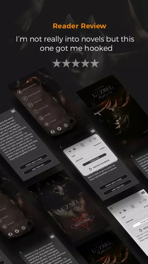 Luzbel - Interactive Book app scary horror story स्क्रीनशॉट