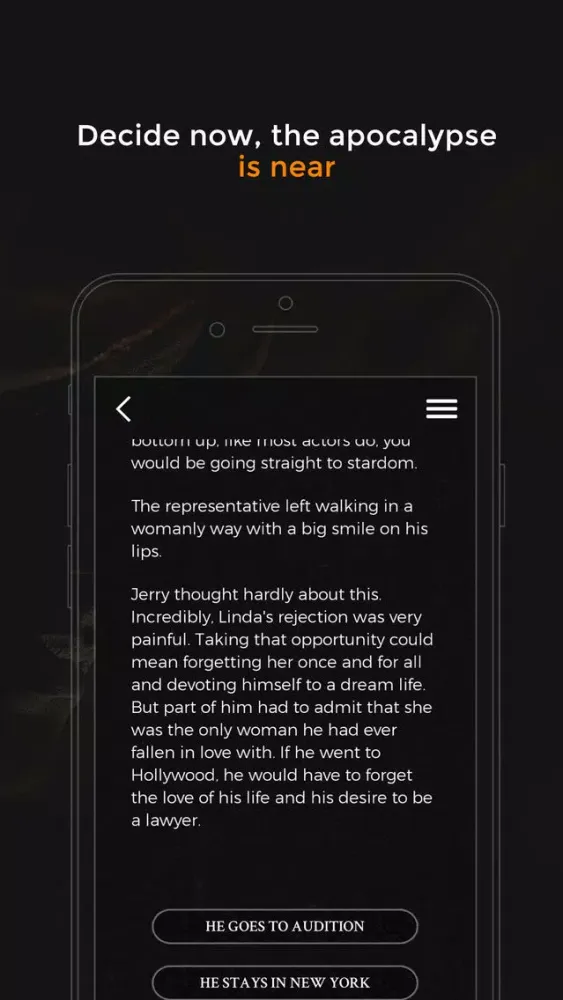 Luzbel - Interactive Book app scary horror story स्क्रीनशॉट