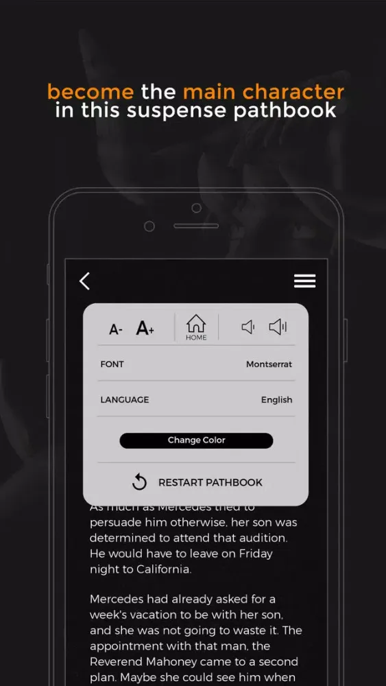 Luzbel - Interactive Book app scary horror story स्क्रीनशॉट