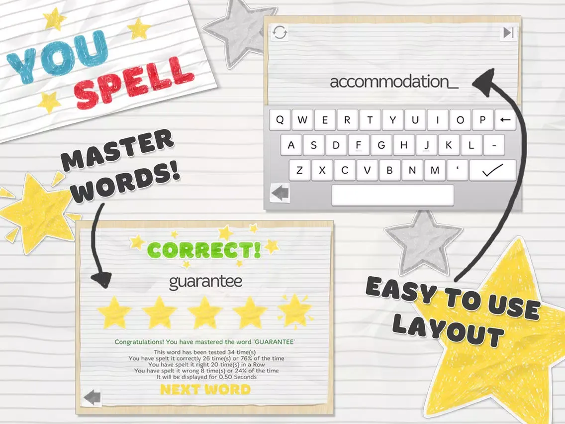 You Spell Pro iPad  Screenshots