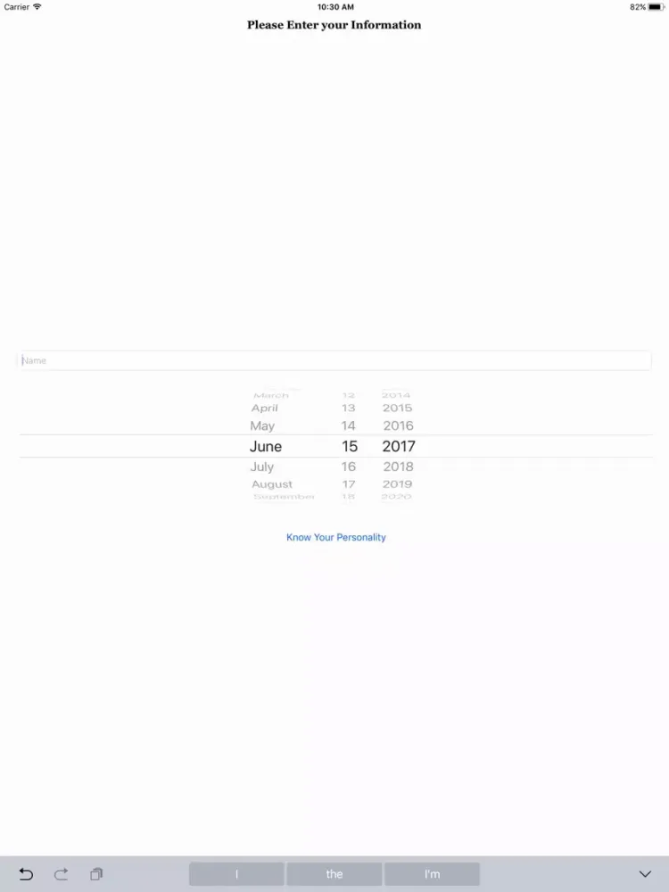 Capturas de pantalla de Know Your Personality® Lite iPad 