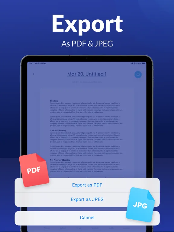 App ~ Scanner iPad 应用截图