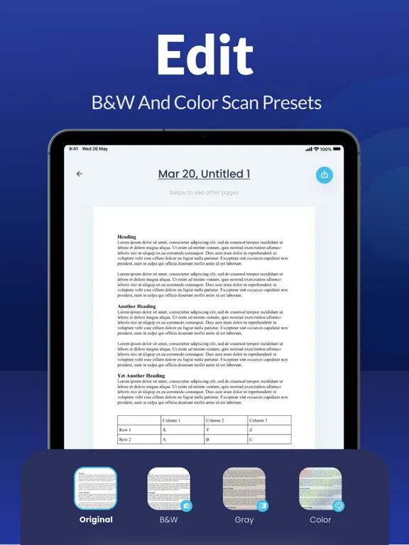 App ~ Scanner iPad 应用截图
