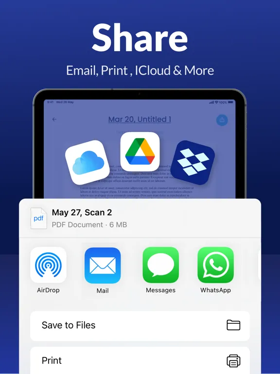 App ~ Scanner iPad 应用截图