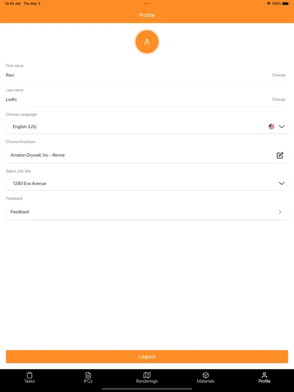 ภาพหน้าจอของ Livio Mobile iPad 