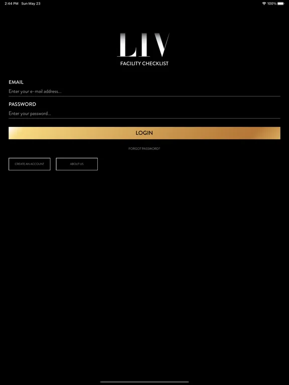 ภาพหน้าจอของ HY Checklist iPad 