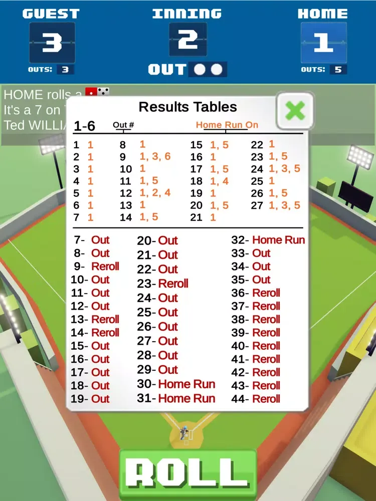 APBA Go Baseball iPad  स्क्रीनशॉट