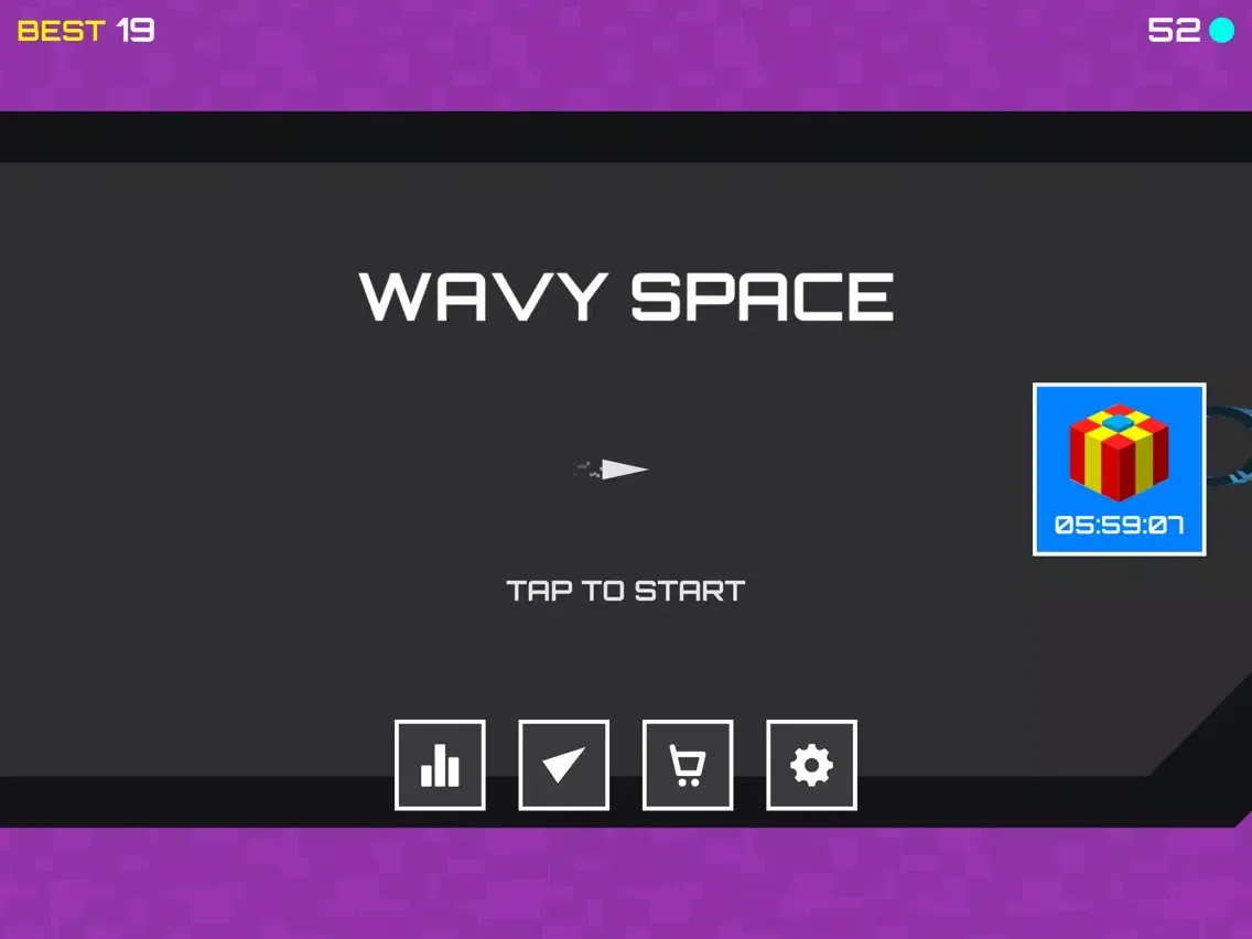 Capturas de tela do Wavy Space iPad 