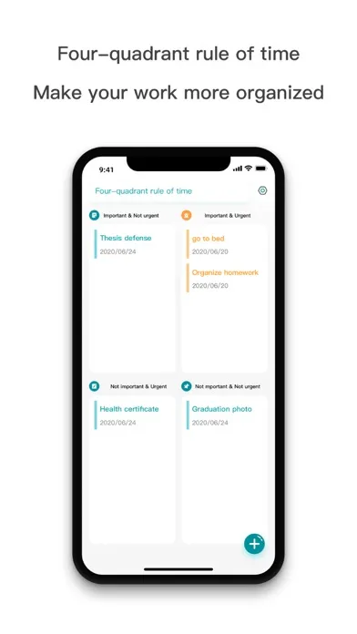 Screenshot di Time Quadrants-Time Management