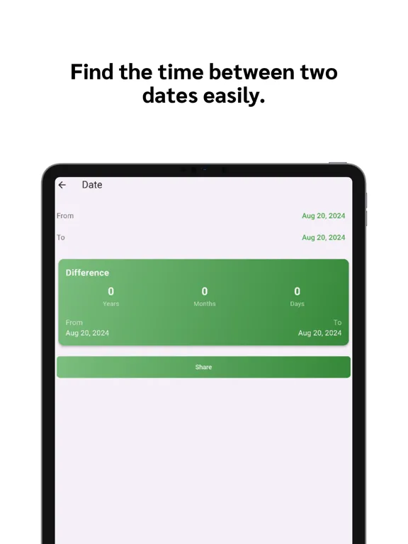 Age & Date Calculator Pro iPad  Ekran Görüntüleri