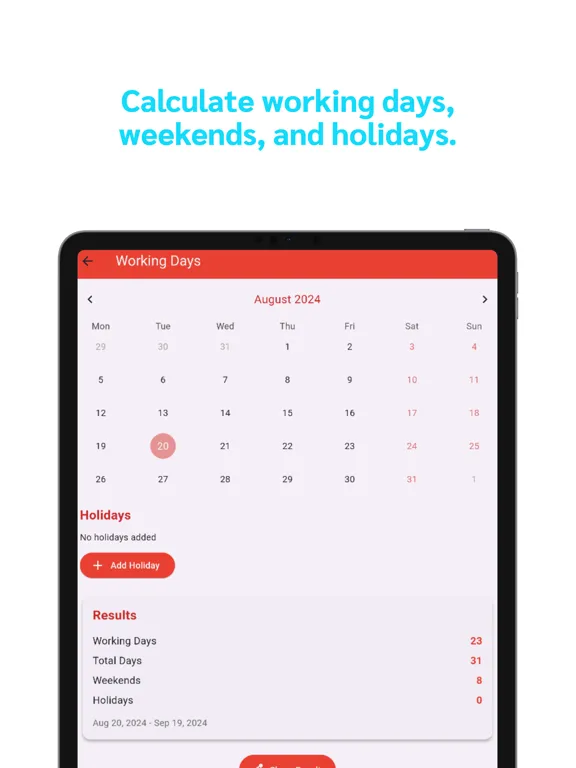 Age & Date Calculator Pro iPad  Ekran Görüntüleri