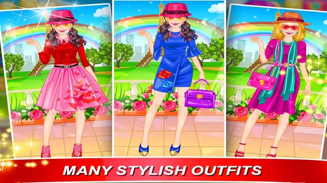Tangkapan skrin Autumn In Paris Beauty Salon Girls Games