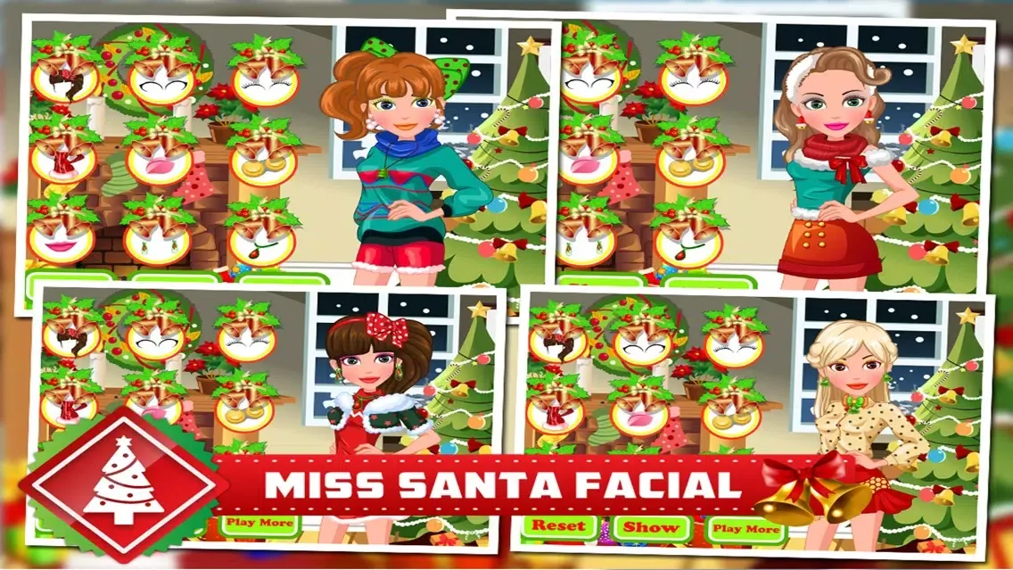 Zrzuty ekranu Facial Miss Santa - Makeover,Makeup,Dressup Games