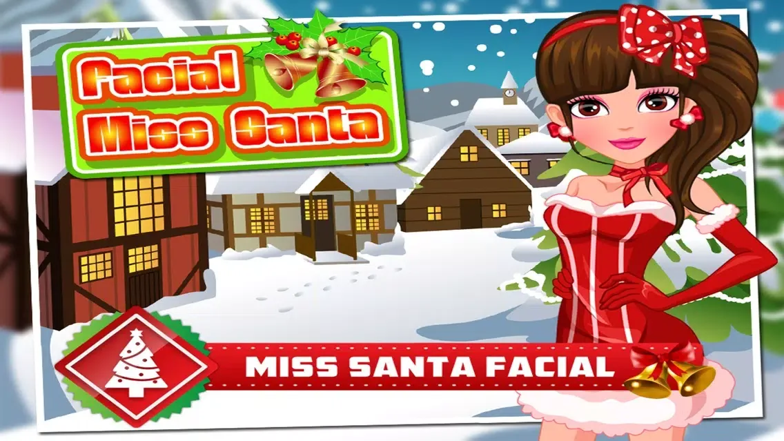 Zrzuty ekranu Facial Miss Santa - Makeover,Makeup,Dressup Games