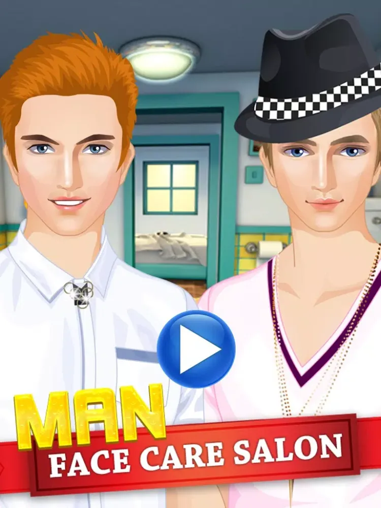 Man Face Care Salon - Makeup, Dressup And Makeover Games iPad  Ekran Görüntüleri