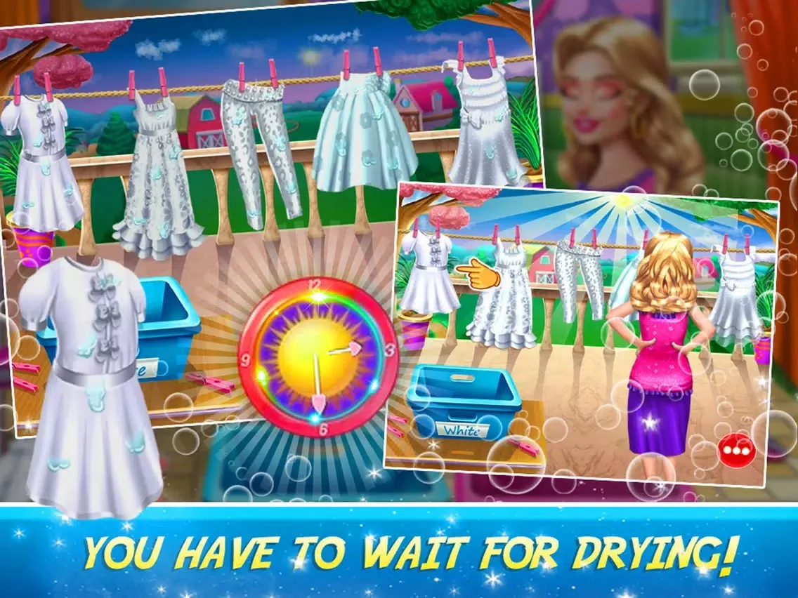 Pregnant Mom Washing Laundry iPad  Ekran Görüntüleri
