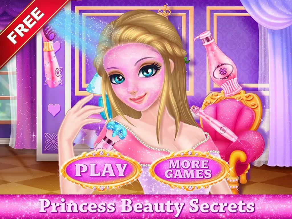 Capturas de pantalla de Princess Beauty Secrets Salon For Girls & Kids Free iPad 