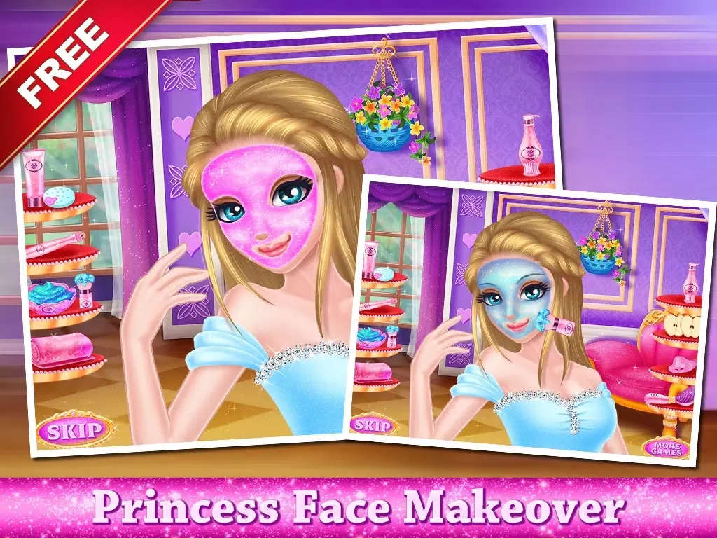 Capturas de pantalla de Princess Beauty Secrets Salon For Girls & Kids Free iPad 