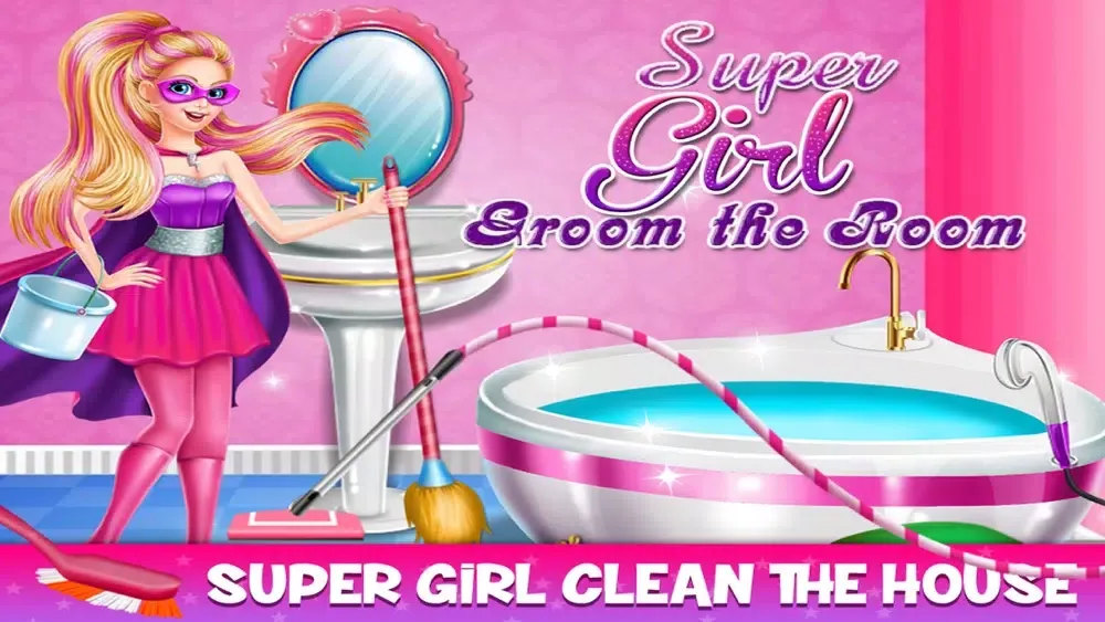 Captures d'écran de Super Girl Groom The Room