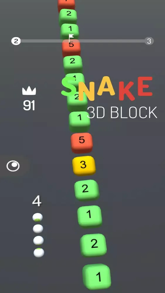 Zrzuty ekranu Snake Block 3D