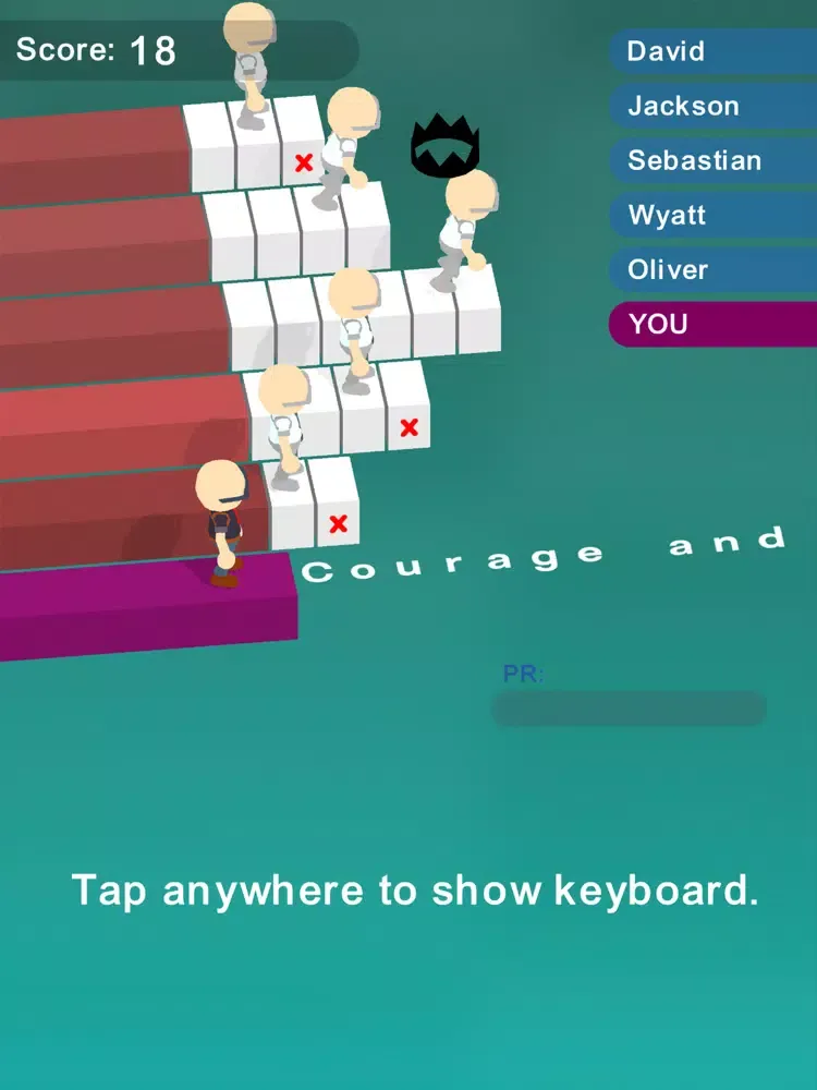 Capturas de tela do Type Run 3D iPad 