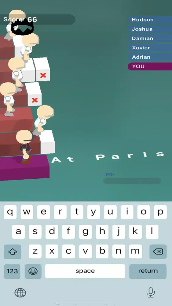 Capturas de tela do Type Run 3D