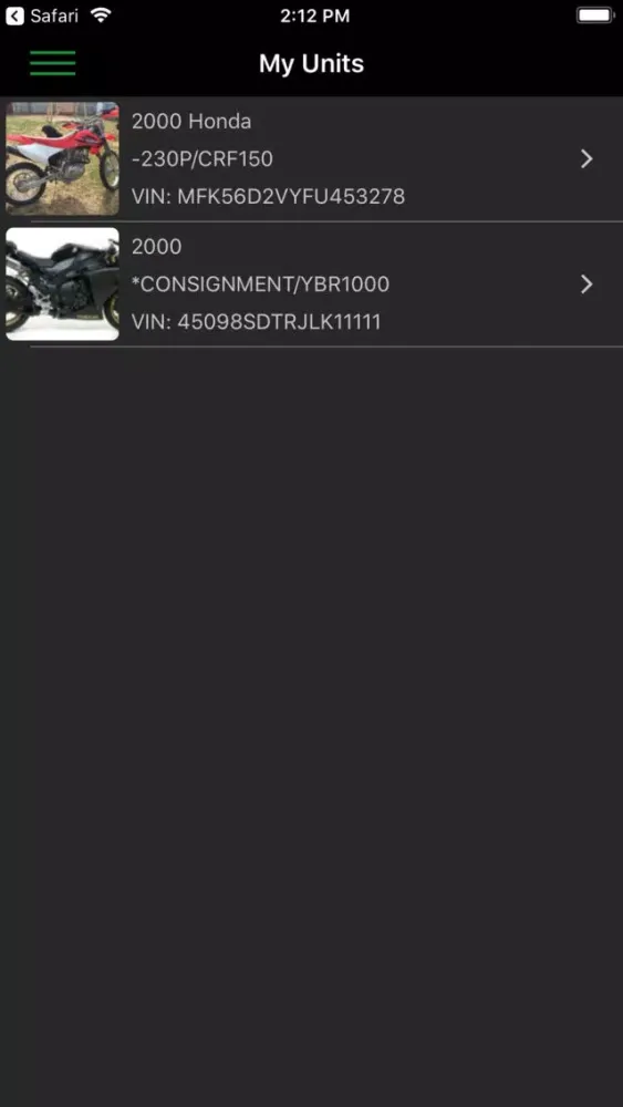 TrackMyService Screenshots