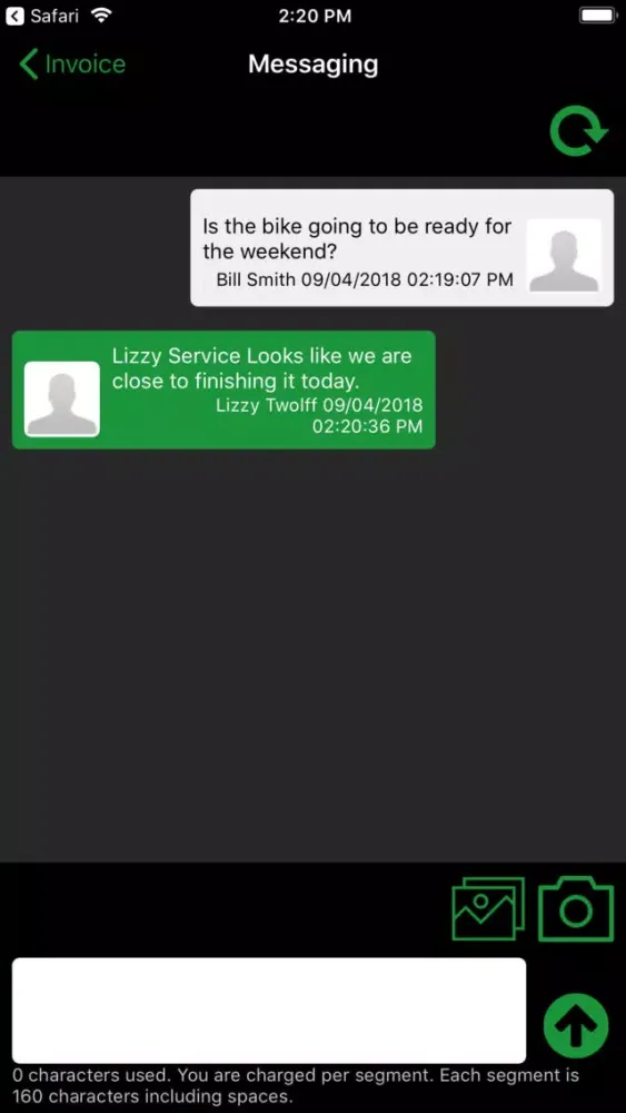 TrackMyService Screenshots