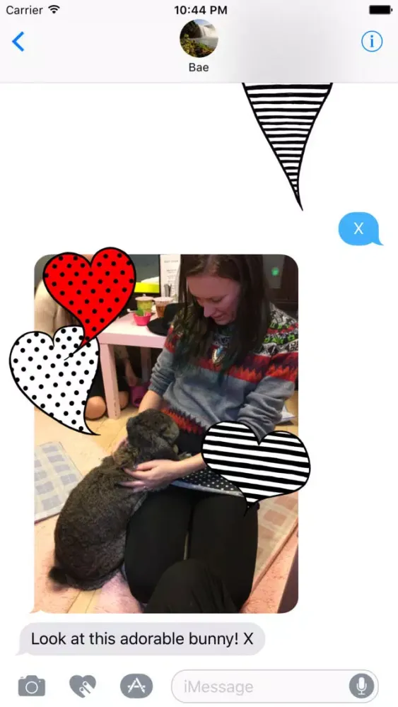 Capturas de tela do Hearts - Hand Drawn Stickers