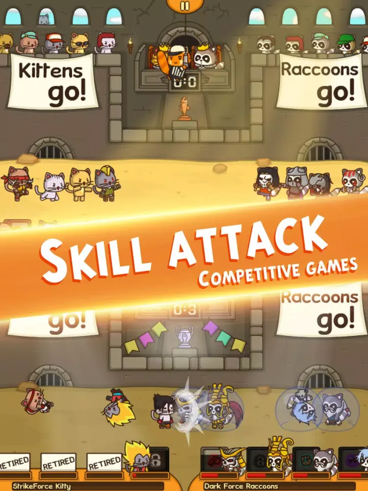 Cats Fight Arena iPad  스크린샷