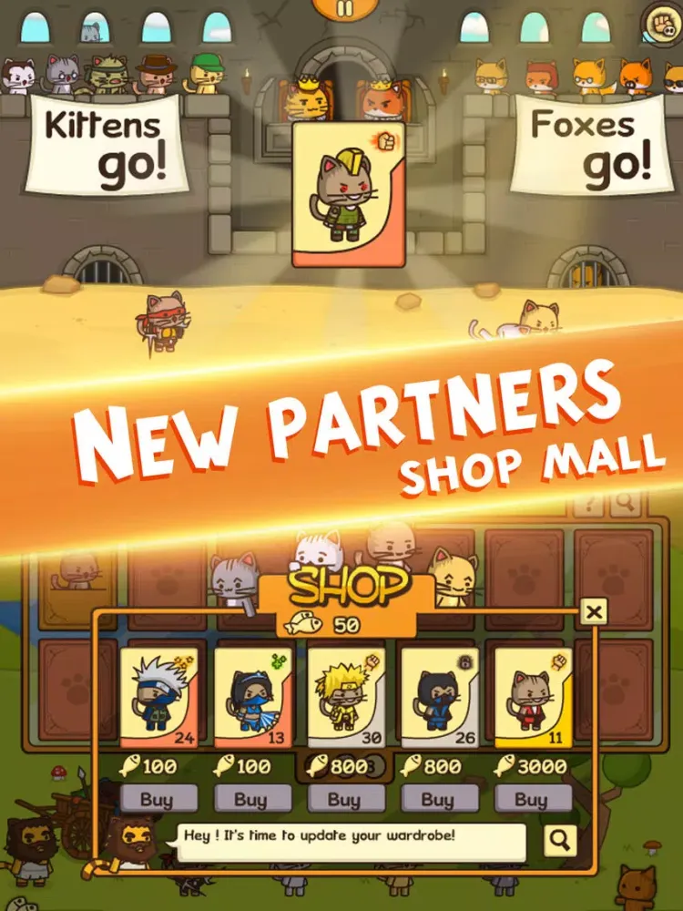 Cats Fight Arena iPad  스크린샷