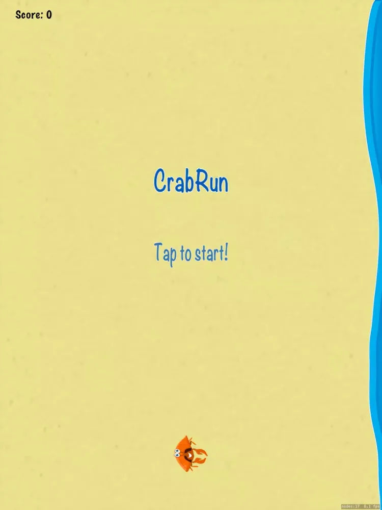 Ảnh chụp màn hình của CrabRun iPad 