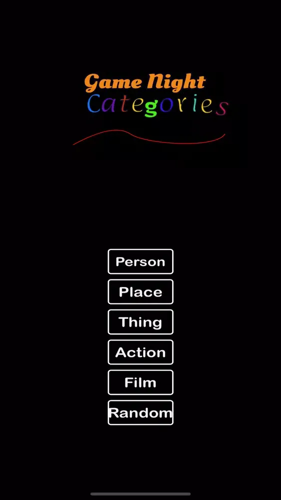 Game Night : Word Categories سکرین شاٹس