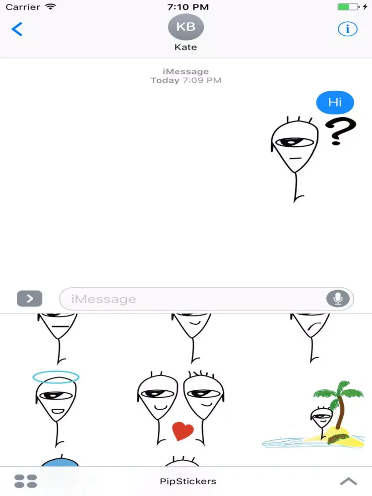 PipsStickers iPad  Screenshots