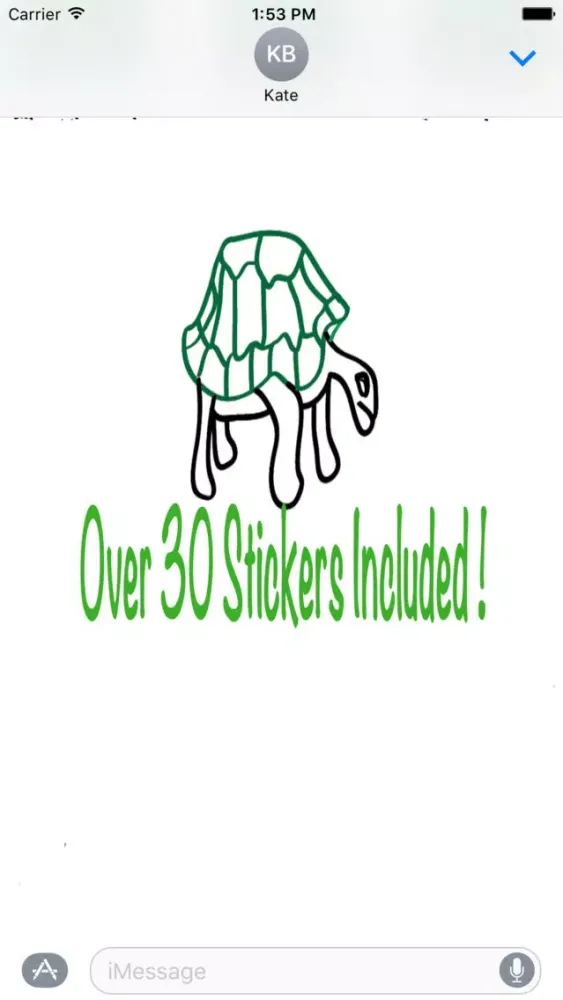 Turtle says Stickers Screenshots