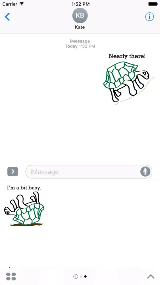 Turtle says Stickers Screenshots