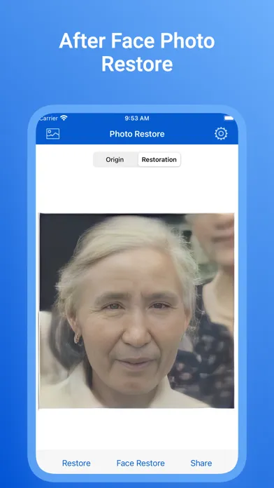 Capturas de tela do AI Photo Restore - RealSR