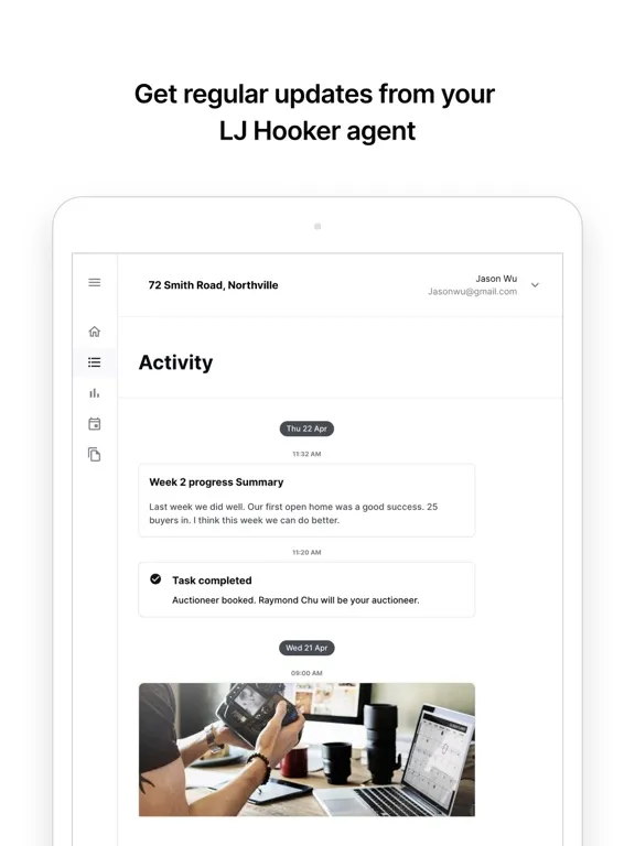 Скриншоты LJ Hooker iPad 