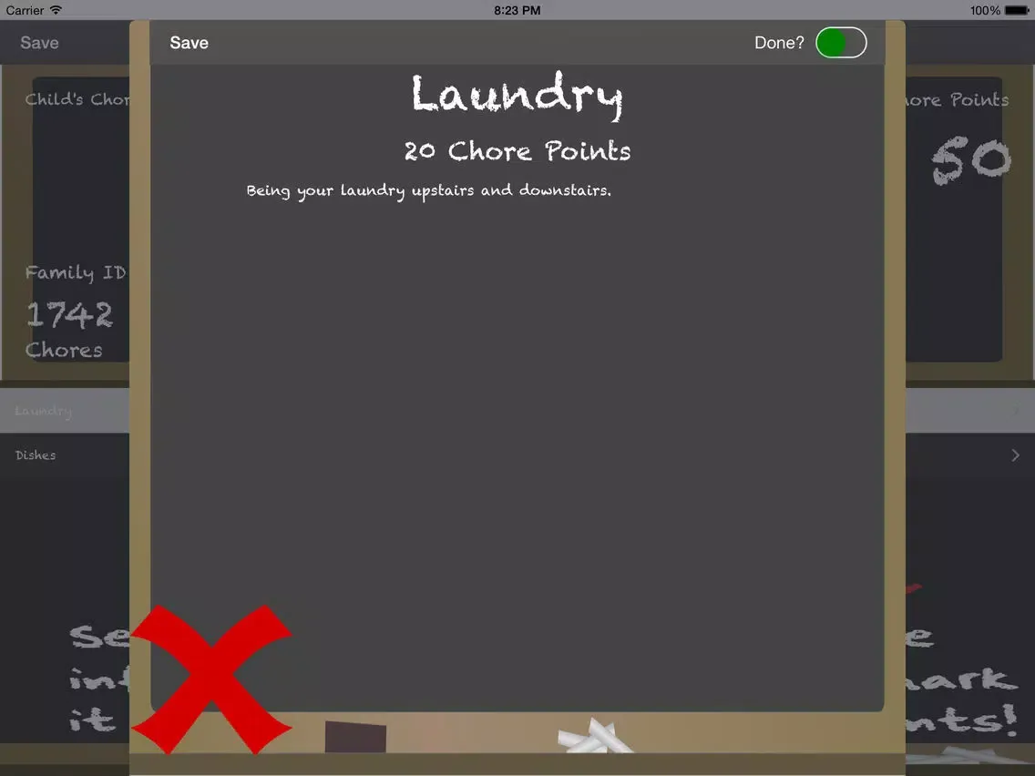 Family Chore Manager iPad  سکرین شاٹس