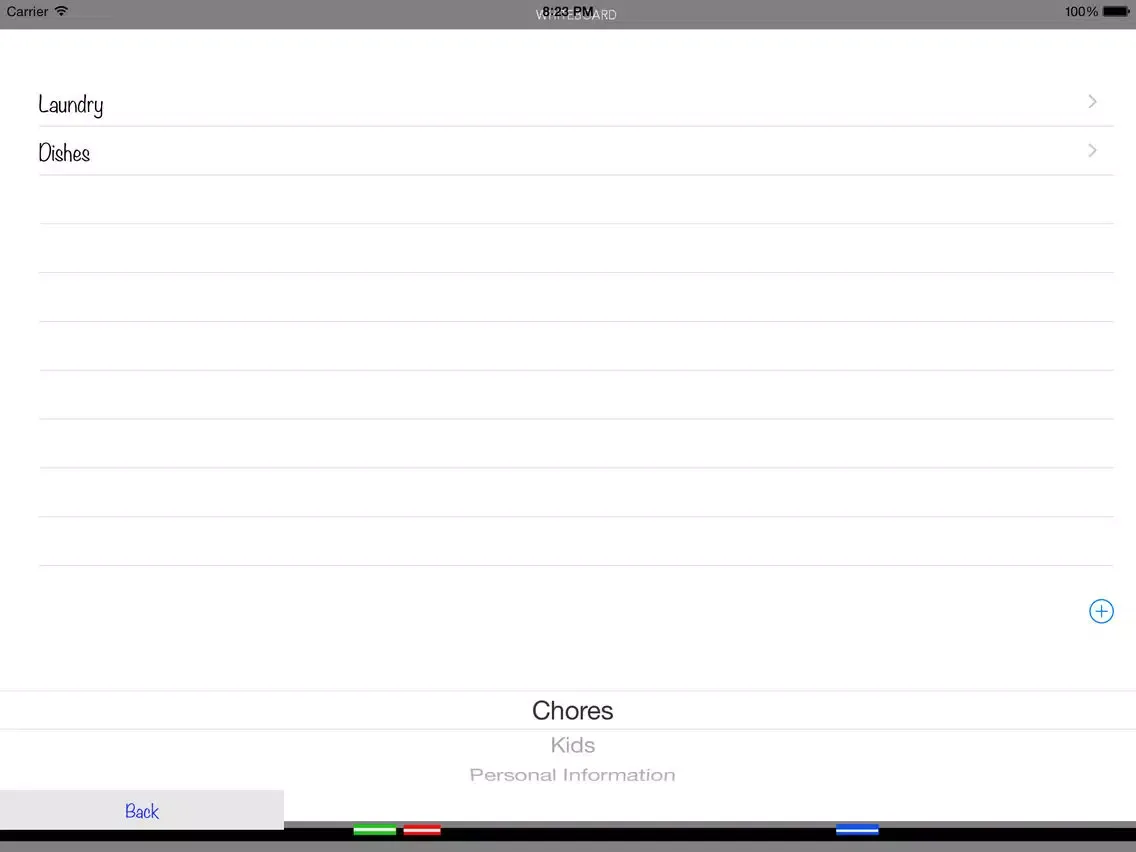 Family Chore Manager iPad  سکرین شاٹس