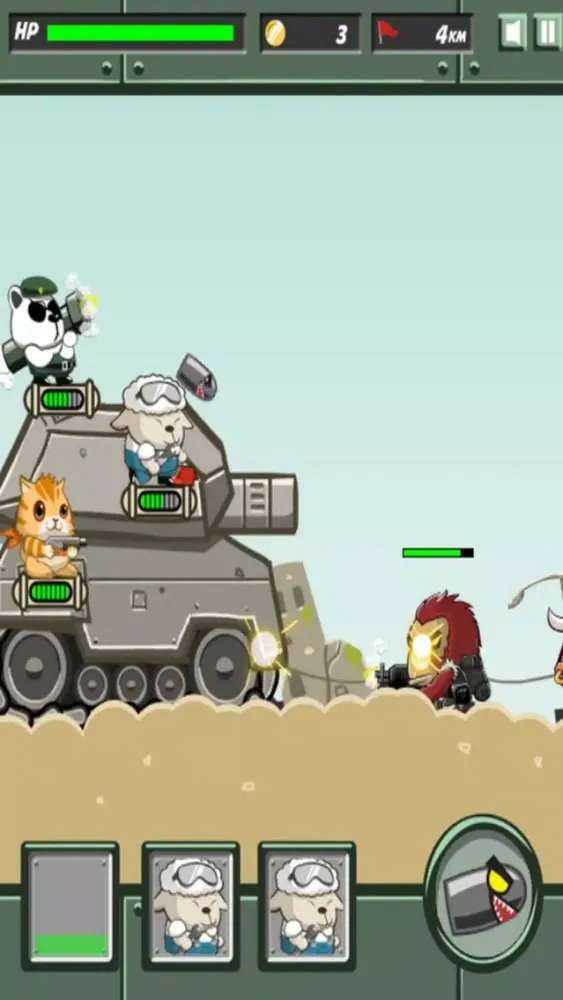 ภาพหน้าจอของ Iron Machine Animal War
