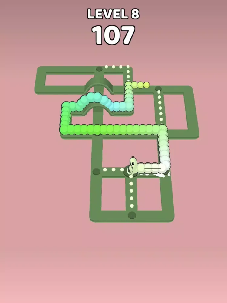 Tangkapan skrin Snake Hobble - Maze Way Out iPad 