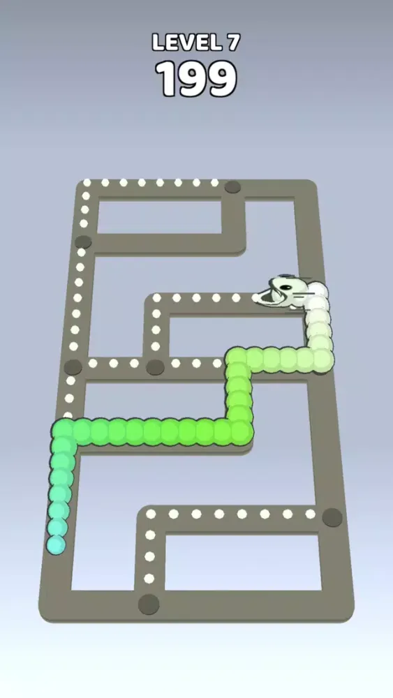 Tangkapan skrin Snake Hobble - Maze Way Out