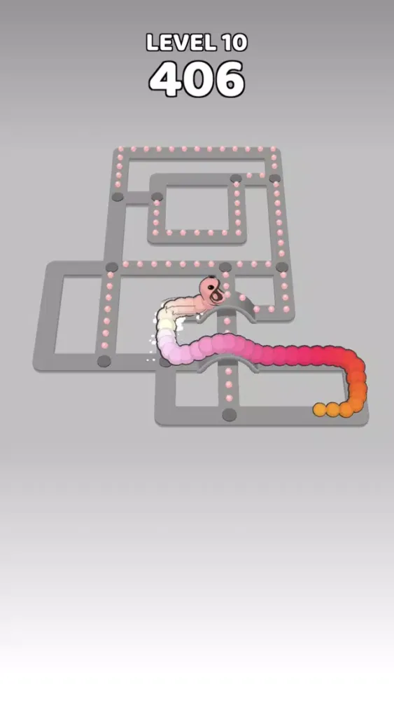 Tangkapan skrin Snake Hobble - Maze Way Out